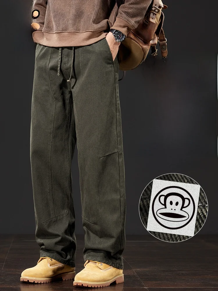 PaulFrank Heavyweight American Casual Pants Men's Spring New Vintage Knife Workwear Long Trousers Straight Leg Cotton Yo...
PaulFrank Heavyweight American Casual Pants Men's Spring New Vintage Knife Workwear Long Trousers Straight Leg Cotton Yo...