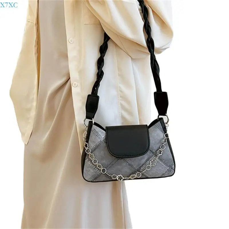 X7XC 2024 Underarm Bag Shoulder Bag with Chain Leather Handbag Fashion Armpit Bag Shopping Bag
X7XC 2024 Underarm Bag Shoulder Bag with Chain Leather Handbag Fashion Armpit Bag Shopping Bag