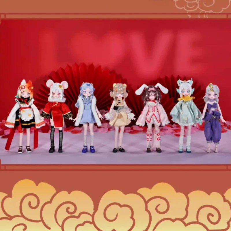 New Genuine Manchao The Zodiac Convocation Series 1/8 BJD Blind Box Ver.A & Ver.B Anime Doll Mystery Collectible Gift For Fans
New Genuine Manchao The Zodiac Convocation Series 1/8 BJD Blind Box Ver.A & Ver.B Anime Doll Mystery Collectible Gift For Fans