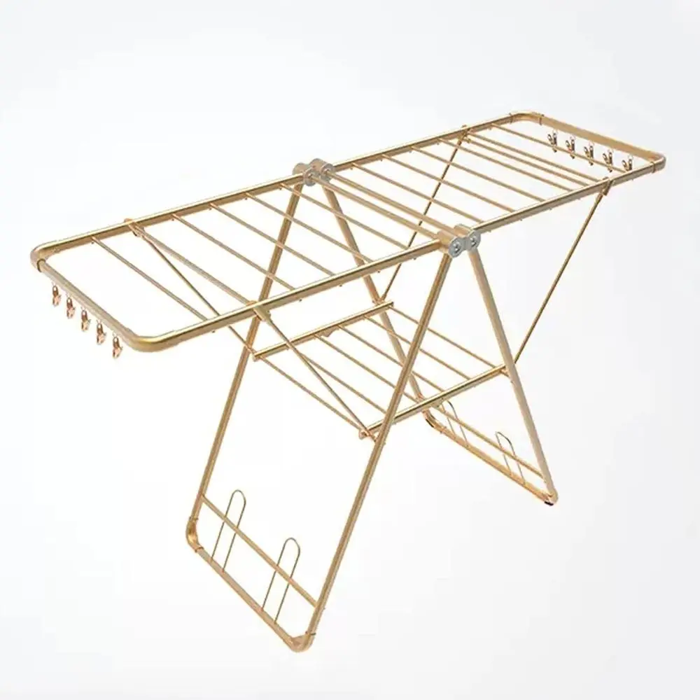 Portable Aluminum Adjustable Clothes Drying Rack with Spread Wings, Space-Saving for Laundry, Bathroom, Balcony - 160cm
Portable Aluminum Adjustable Clothes Drying Rack with Spread Wings, Space-Saving for Laundry, Bathroom, Balcony - 160cm