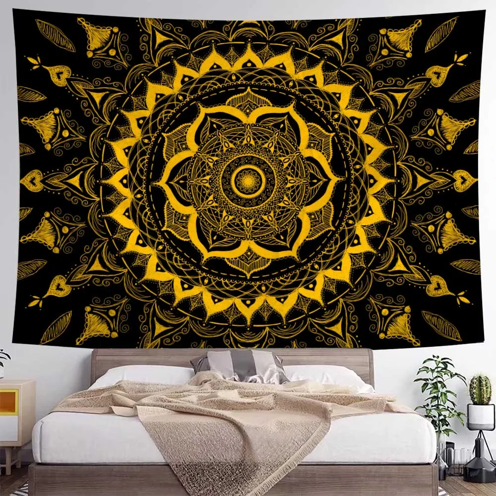 Bohemian Kaleidoscope Wall Hanging Tapestry Psychic Hippie Mandala Beach Towel Bed Sheet Dormitory Bedroom Decoration
Bohemian Kaleidoscope Wall Hanging Tapestry Psychic Hippie Mandala Beach Towel Bed Sheet Dormitory Bedroom Decoration