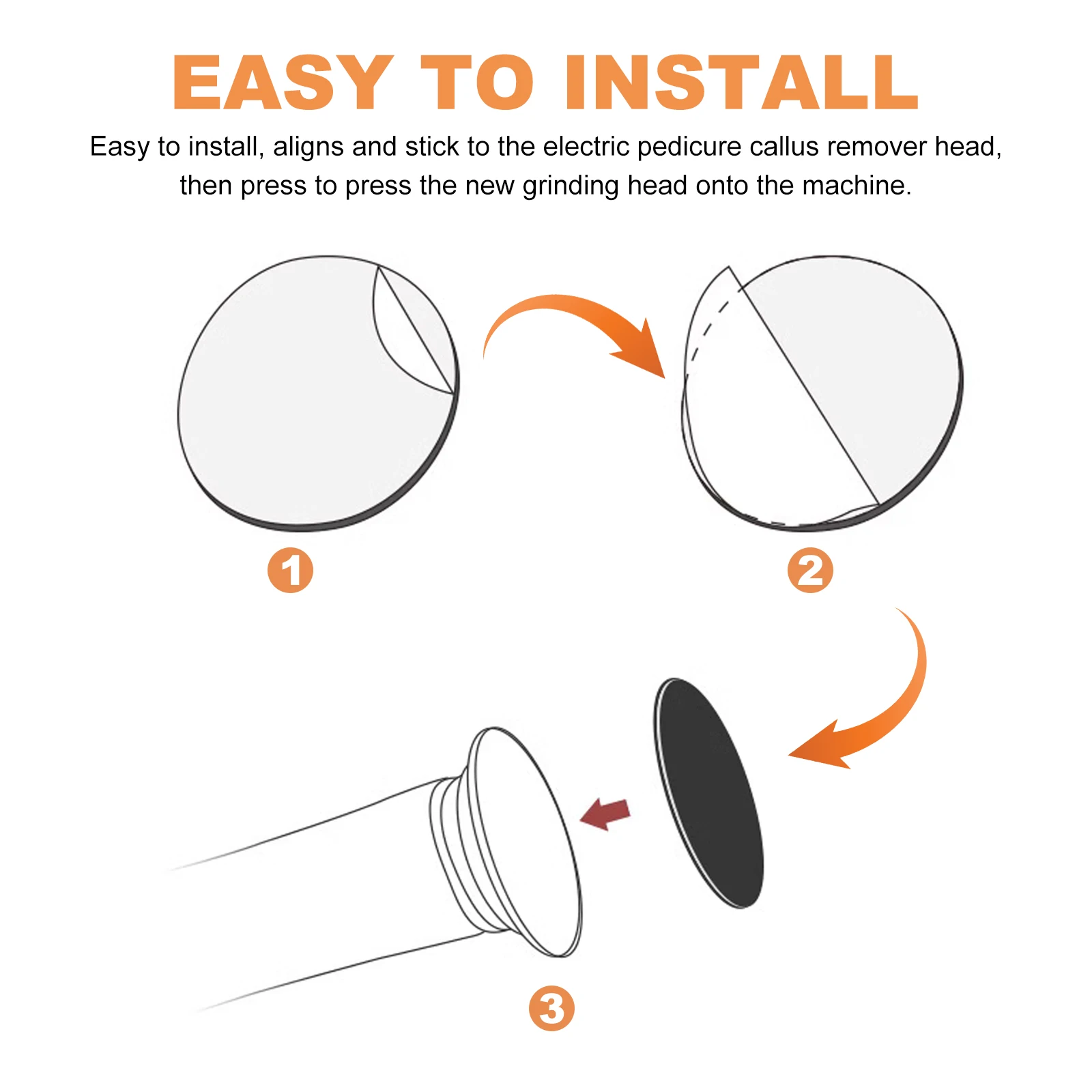 60Pcs Disposable Electric Foot File Pads Compatible with Most Callus Removers for Smooth Heels Foot Callus Remover Discs
60Pcs Disposable Electric Foot File Pads Compatible with Most Callus Removers for Smooth Heels Foot Callus Remover Discs