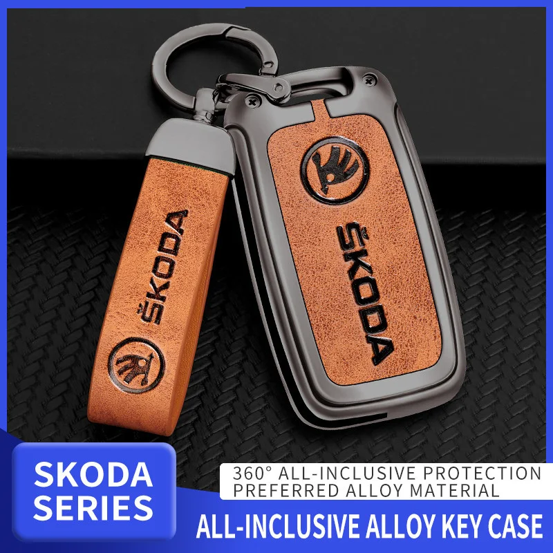 New Leather Car Key Case Cover Holder Protector Shell Fob For Skoda Octavia A5 A7 Fabia Superb Kodiaq Karoq Keychain Accessories
New Leather Car Key Case Cover Holder Protector Shell Fob For Skoda Octavia A5 A7 Fabia Superb Kodiaq Karoq Keychain Accessories