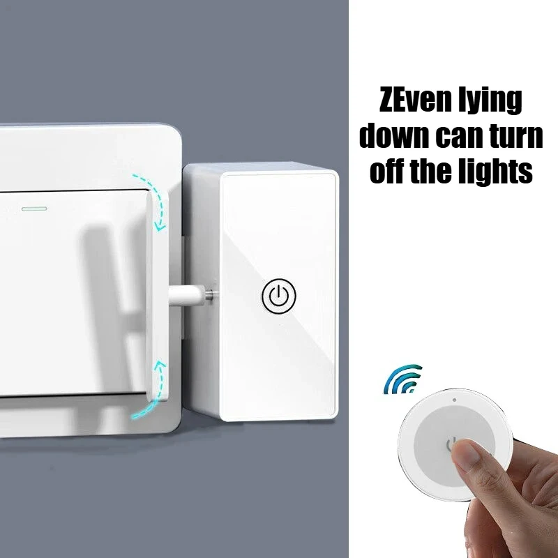 Wiring-Free Wireless Remote Control Turn Off/on Tool Automatic Button Pusher Lazy Remote Control Light Off Switchs Button
Wiring-Free Wireless Remote Control Turn Off/on Tool Automatic Button Pusher Lazy Remote Control Light Off Switchs Button