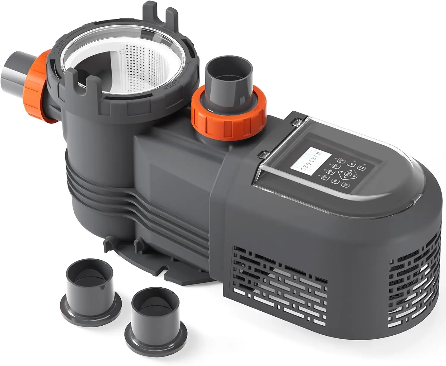 2.5 HP Variable Speed Pool Pump Above Ground Swimming Pump Inground High Flow 10567 GPH 220-240V 60Hz Self Priming Pool Pumps
2.5 HP Variable Speed Pool Pump Above Ground Swimming Pump Inground High Flow 10567 GPH 220-240V 60Hz Self Priming Pool Pumps