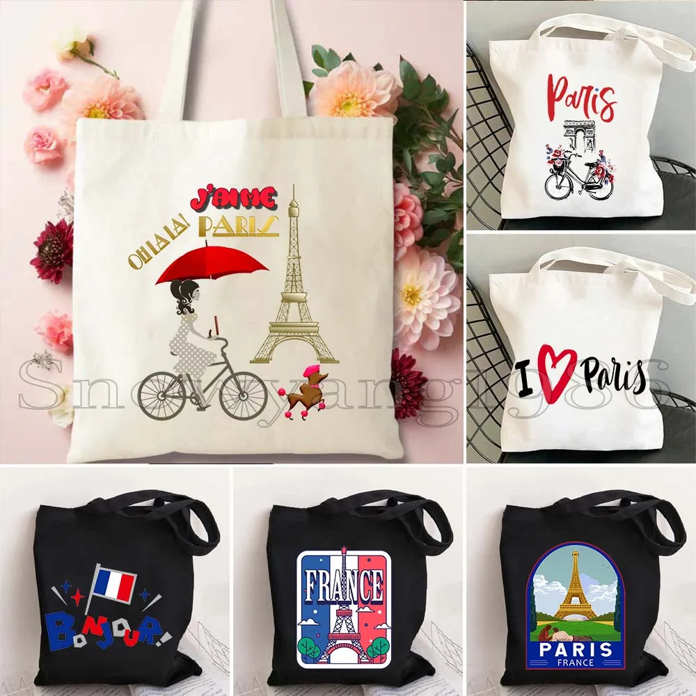Love Paris France Map Flag Eiffel Tower City Landmarks Pug Life Oh La La Baguette French Food Canvas Shoulder Tote Bag Handbag
Love Paris France Map Flag Eiffel Tower City Landmarks Pug Life Oh La La Baguette French Food Canvas Shoulder Tote Bag Handbag