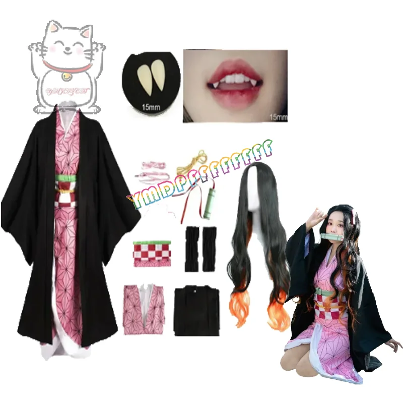 Новинка, аниме Kimetsu No Yaiba Kamado Nezuko, кимоно для косплея, убийца демонов, косплей, Хэллоуин, карнавал, вечерние подарки, хит продаж
Новинка, аниме Kimetsu No Yaiba Kamado Nezuko, кимоно для косплея, убийца демонов, косплей, Хэллоуин, карнавал, вечерние подарки, хит продаж