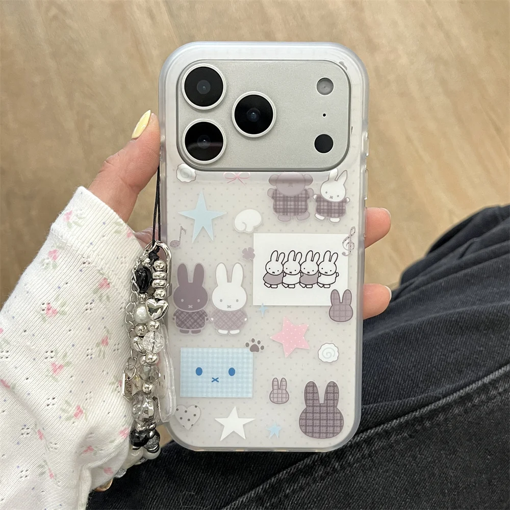 Korean INS polka dot pattern rabbit phone case for iPhone 15 14 13 16 Pro Max 17 Max Cover cartoon shockproof protective Funda
Korean INS polka dot pattern rabbit phone case for iPhone 15 14 13 16 Pro Max 17 Max Cover cartoon shockproof protective Funda