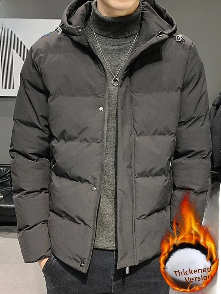 Paul Men's Winter Thiened Warmth Cotton Jaet Hooded Workwear down Cotton Coat Sport Faion Outerwear Coat Durable
Paul Men's Winter Thiened Warmth Cotton Jaet Hooded Workwear down Cotton Coat Sport Faion Outerwear Coat Durable