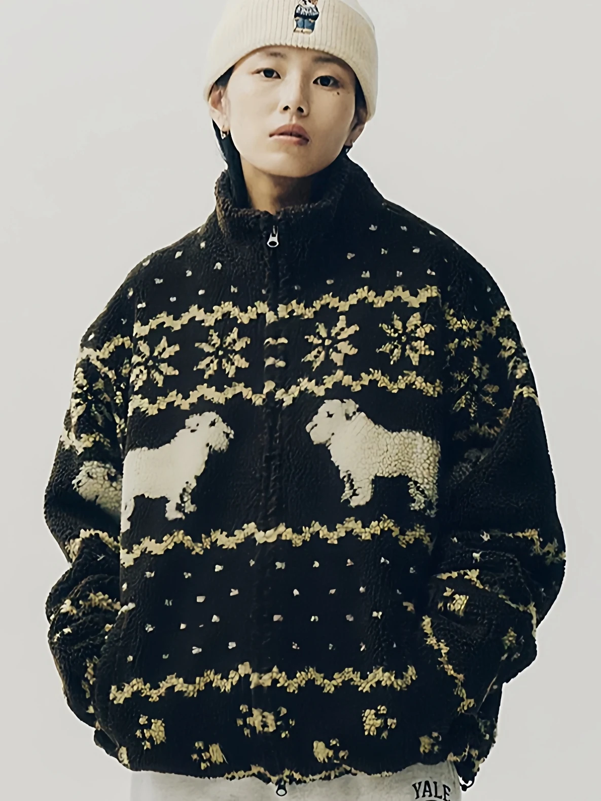 2025 Winter New Dongdaemun Retro Korean Sle Casual Collar Color Blo Lamb Fur Jaet Women's Thiened Long Sve Zipper
2025 Winter New Dongdaemun Retro Korean Sle Casual Collar Color Blo Lamb Fur Jaet Women's Thiened Long Sve Zipper