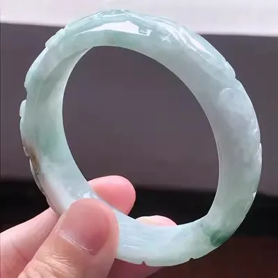 Natural Myanmar Jade Jade 54mm-62mm bracelet Princess jewelry bracelet send mom send girlfriend gift
Natural Myanmar Jade Jade 54mm-62mm bracelet Princess jewelry bracelet send mom send girlfriend gift