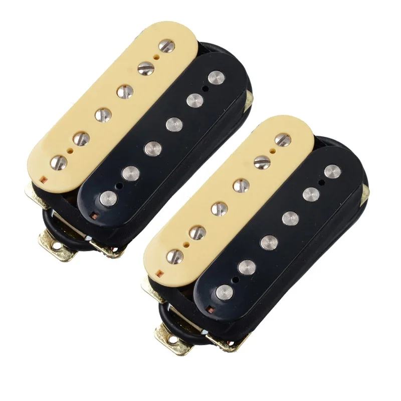Zebra Dula Coil Open Style Humbucker Electric Guitar Pickup Bridge Pickup Ivory
Zebra Dula Coil Open Style Humbucker Electric Guitar Pickup Bridge Pickup Ivory