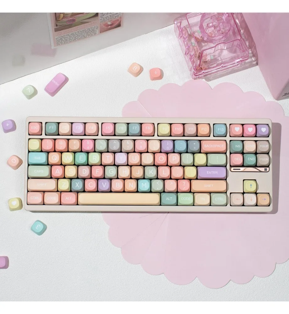 Keycap 127 keys PBT sublimation original factory suitable for Wooting Meijia lion and other rainbow magnetic axis mechanical
Keycap 127 keys PBT sublimation original factory suitable for Wooting Meijia lion and other rainbow magnetic axis mechanical
