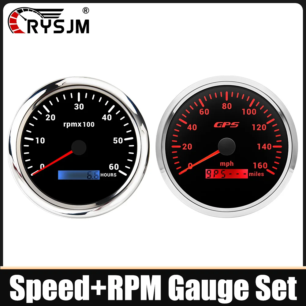110mm Speed+RPM Gauge Set GPS Speedometer Tachometer Odometer with 7 Color Backlight Waterproof Combination Table for 12V 24V
110mm Speed+RPM Gauge Set GPS Speedometer Tachometer Odometer with 7 Color Backlight Waterproof Combination Table for 12V 24V