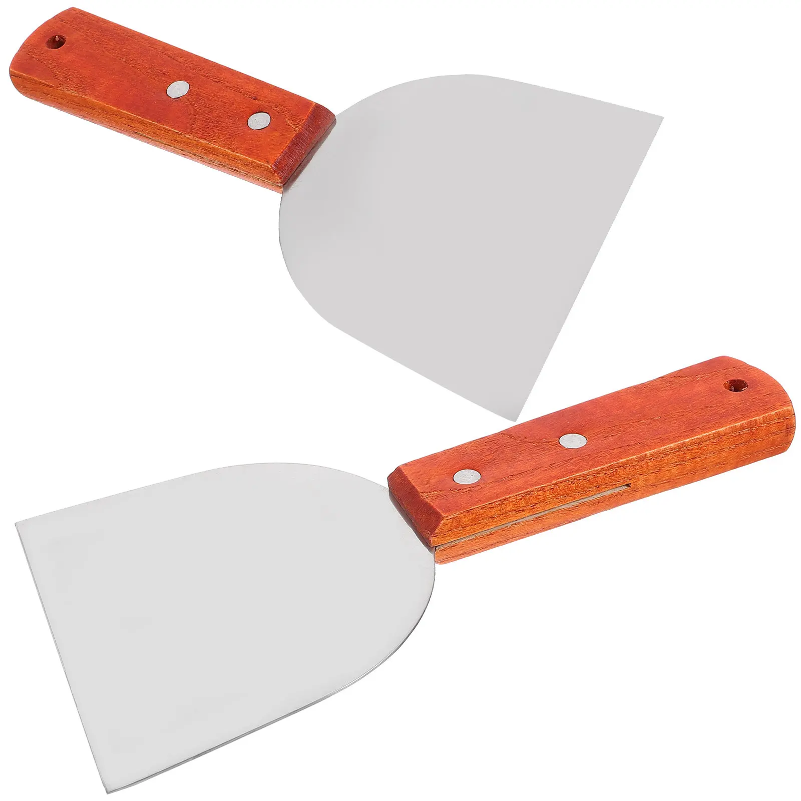 Набор из 2 лопаток для барбекю из нержавеющей стали с деревянной ручкой, с защитой от ожогов, противоскользящие, с плоским основанием, многофункциональные, для дома, ресторана, отеля
Набор из 2 лопаток для барбекю из нержавеющей стали с деревянной ручкой, с защитой от ожогов, противоскользящие, с плоским основанием, многофункциональные, для дома, ресторана, отеля