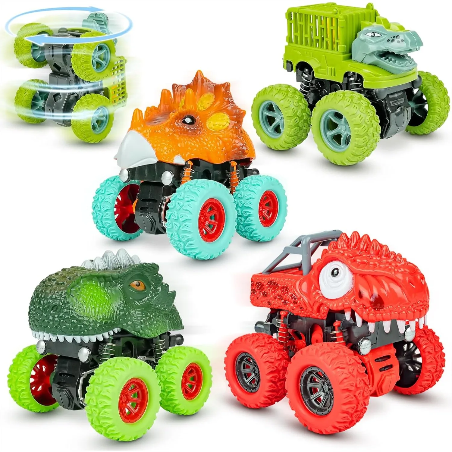 Dinosaur Toys for 2 3 4 5 Year Old Boys, Push & Pull Friction Powered Monster Truck Vehicles, Toddlers Birthday Gifts
Dinosaur Toys for 2 3 4 5 Year Old Boys, Push & Pull Friction Powered Monster Truck Vehicles, Toddlers Birthday Gifts
