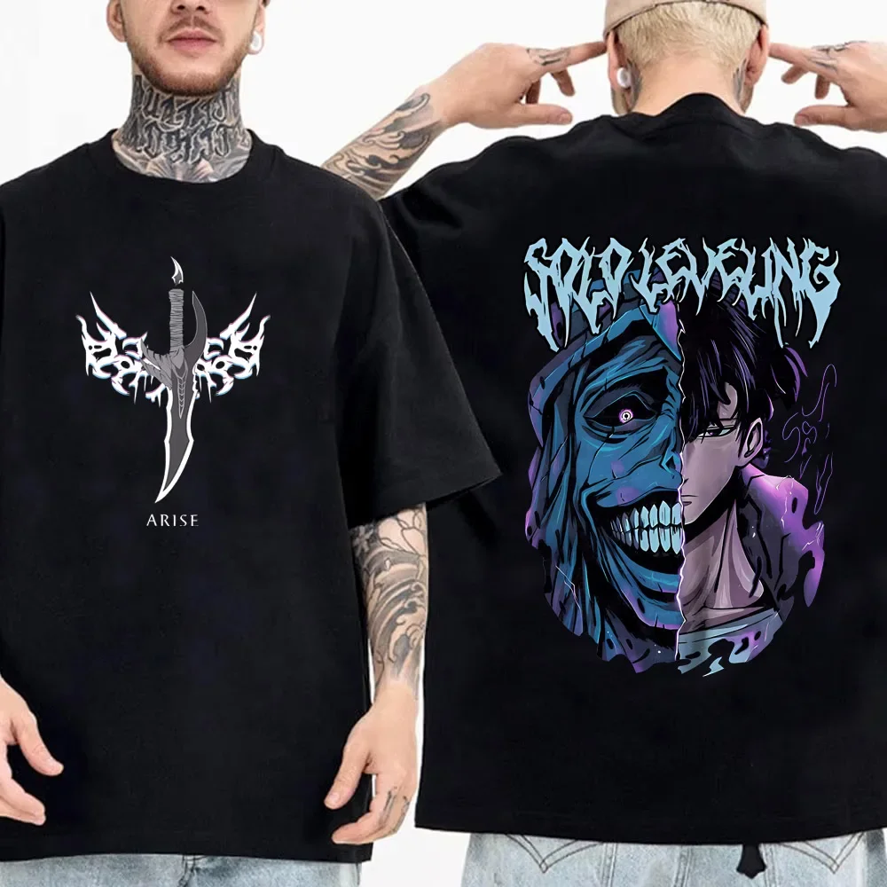 Solo Leveling Statue of God Shirt Sung Jinwoo Shirt Anime Graphic Tees Anime High Quality Cotton T Shirt Tops Streetwear
Solo Leveling Statue of God Shirt Sung Jinwoo Shirt Anime Graphic Tees Anime High Quality Cotton T Shirt Tops Streetwear