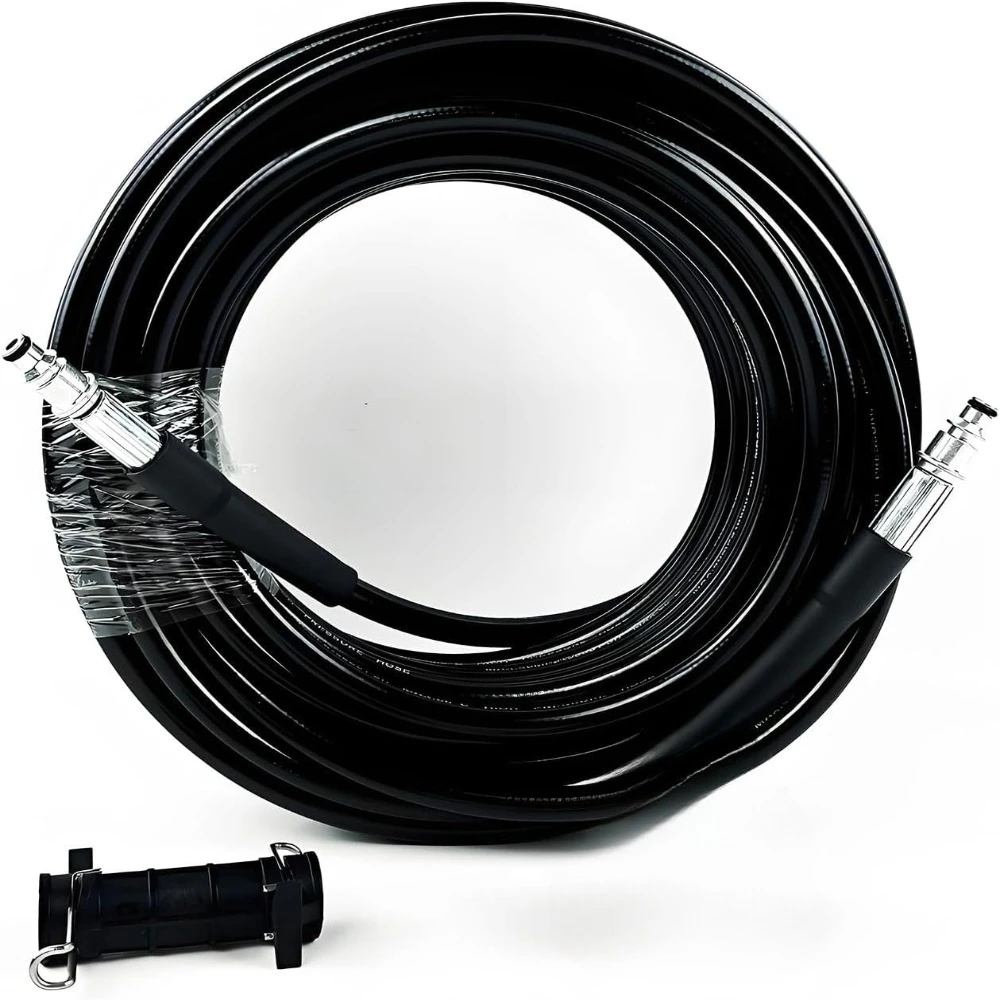 6-15m High Pressure Washer Hose for Bosch, 2320 PSI Heavy Duty Rubber Kink-Resistant Extension Pipe with Quick Connect
6-15m High Pressure Washer Hose for Bosch, 2320 PSI Heavy Duty Rubber Kink-Resistant Extension Pipe with Quick Connect
