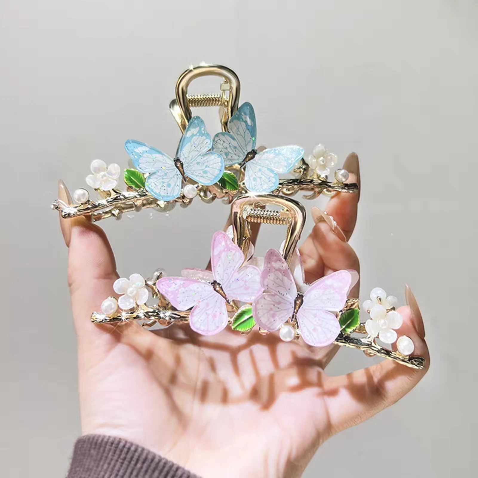 Fairy Butterfly Hair Claw Elegant Women Hair Clip Summer Sweet Princess Shark Clip Hairpin Barrettes Fashion Hair Accessories
Fairy Butterfly Hair Claw Elegant Women Hair Clip Summer Sweet Princess Shark Clip Hairpin Barrettes Fashion Hair Accessories
