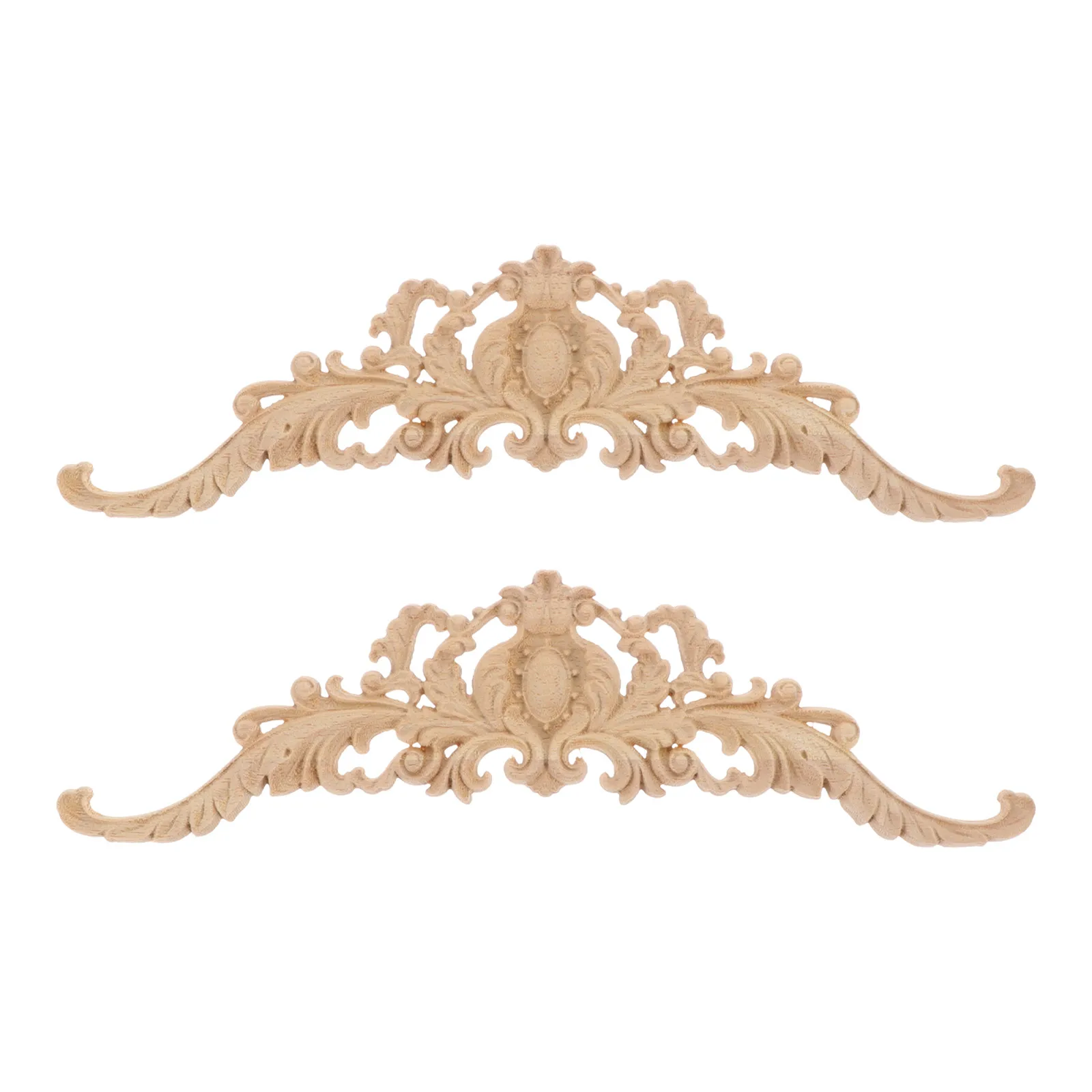 2 Pcs Wood Carving Accessories 30x8cm Unpainted Onlay Applique Retro DIY Decorative Wall Furniture Cabinet Door
2 Pcs Wood Carving Accessories 30x8cm Unpainted Onlay Applique Retro DIY Decorative Wall Furniture Cabinet Door