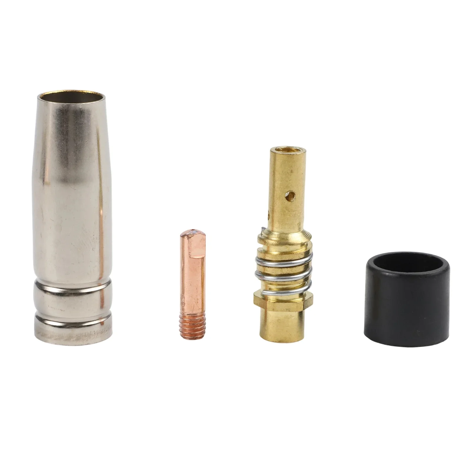 25 Piece Wear Parts Set for Gasless MIG Welding Features 15 M6 0 8mm Nozzles Compatible with AK15 and MB15 Welding Machines
25 Piece Wear Parts Set for Gasless MIG Welding Features 15 M6 0 8mm Nozzles Compatible with AK15 and MB15 Welding Machines