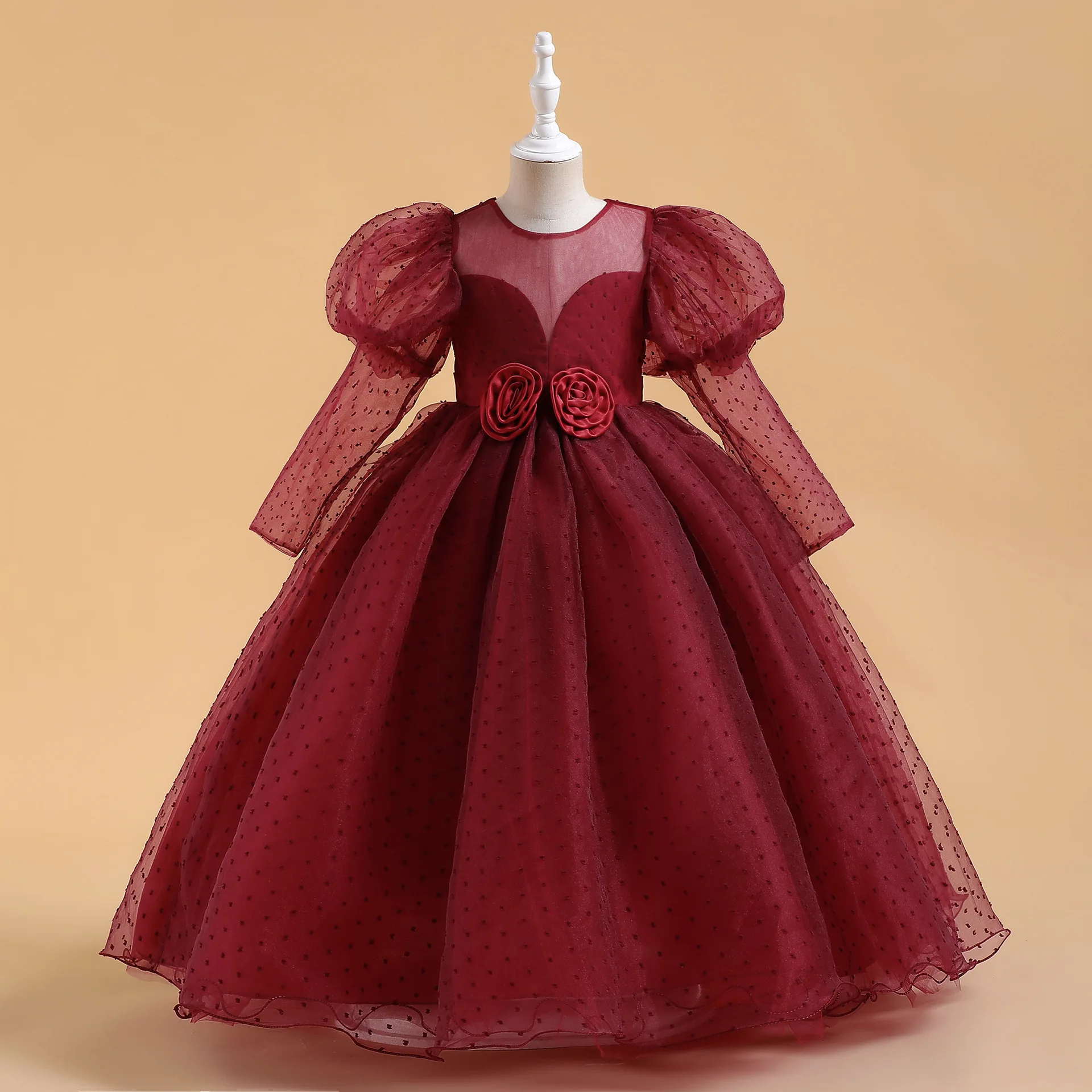 Girls Party Dresses Flower Puff Sleeves Long Sleeves Children's Dress Luxury Parties Polka Dots Wedding Dress Kids Girls Clothes
Girls Party Dresses Flower Puff Sleeves Long Sleeves Children's Dress Luxury Parties Polka Dots Wedding Dress Kids Girls Clothes