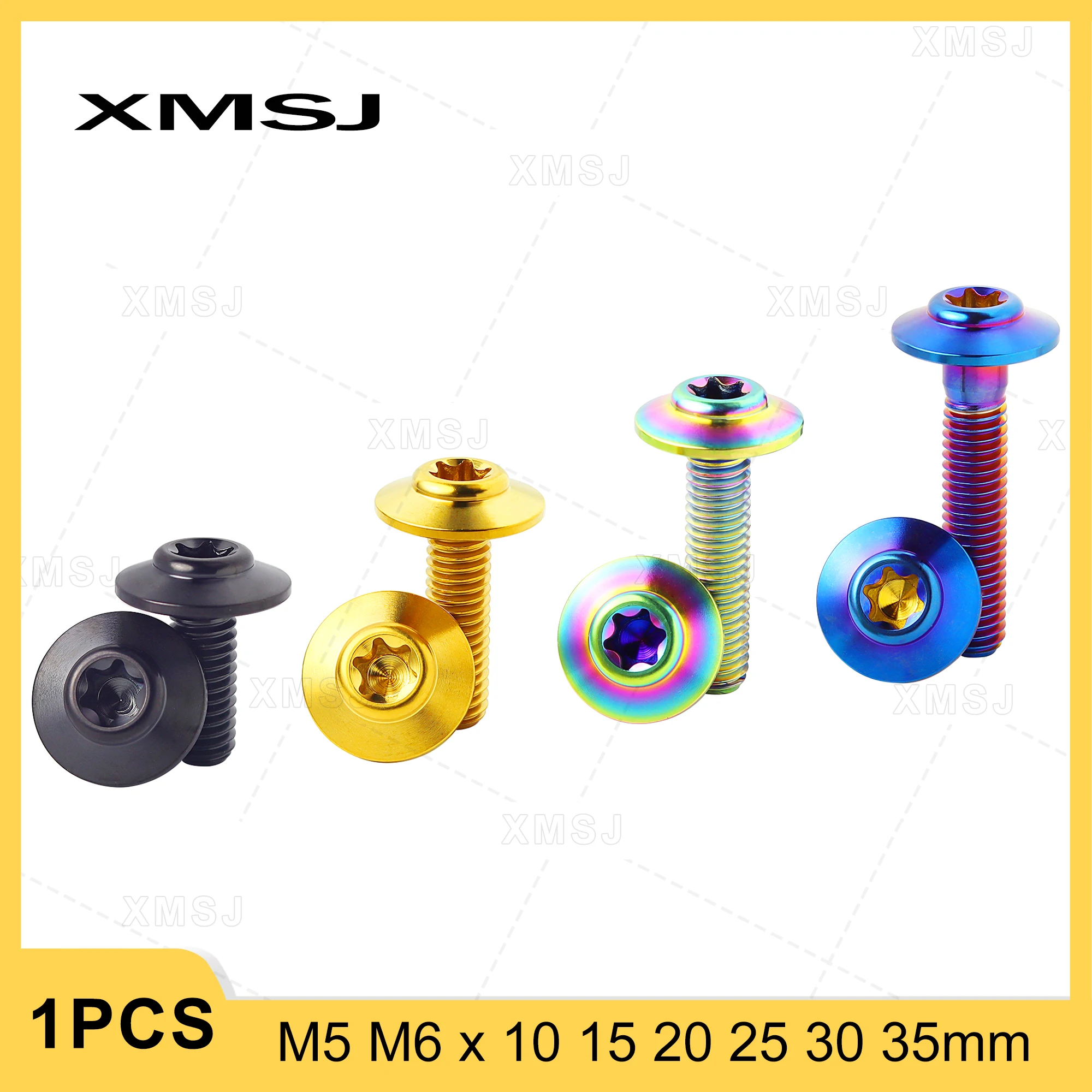 XMSJ Titanium Bolt M5 M6x10 15 20 25 30 35mm Torx head Screws for Motorcycle Body Shell Modification Repair Bolt Casing Screw
XMSJ Titanium Bolt M5 M6x10 15 20 25 30 35mm Torx head Screws for Motorcycle Body Shell Modification Repair Bolt Casing Screw