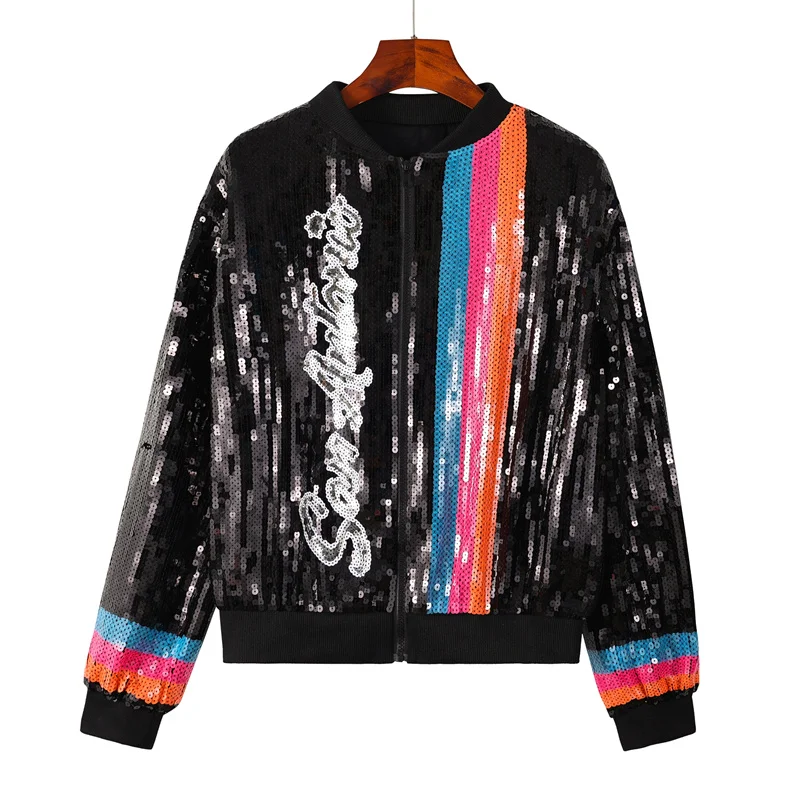 Весенне-осенние женские куртки с длинным рукавом, с буквенными нашивками, в стиле пэчворк, повседневные, уличные, свободного кроя, с пайетками, на молнии, в стиле хип-хоп
Весенне-осенние женские куртки с длинным рукавом, с буквенными нашивками, в стиле пэчворк, повседневные, уличные, свободного кроя, с пайетками, на молнии, в стиле хип-хоп