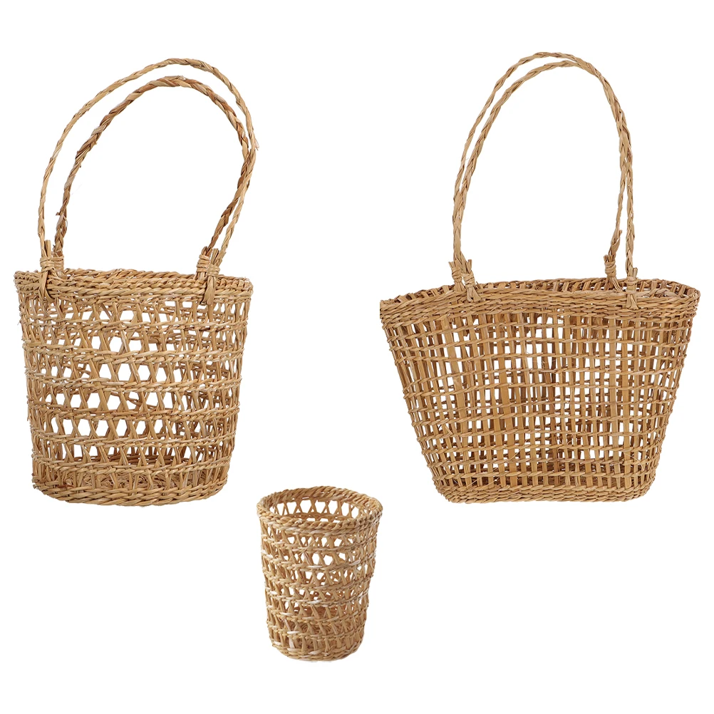 Retro Straw Flower Basket Basket Small Woven Baskets for Home Decor Plant Storage Desk ganization Style
Retro Straw Flower Basket Basket Small Woven Baskets for Home Decor Plant Storage Desk ganization Style