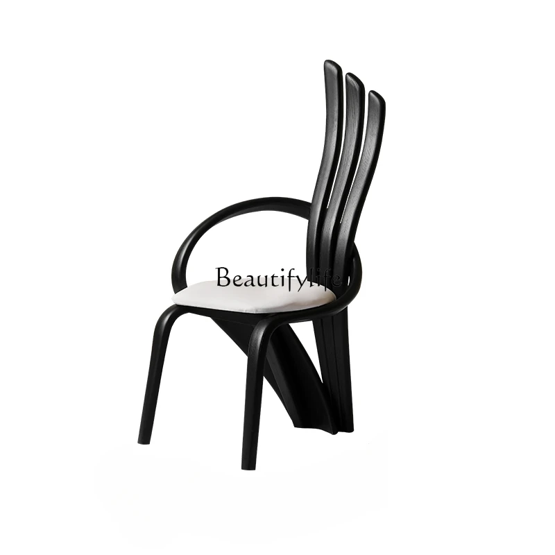 Italian Minimalist Dining Chair Home Solid Wood Chair Creative Dressing Chair Premium Wabi Sabi
Italian Minimalist Dining Chair Home Solid Wood Chair Creative Dressing Chair Premium Wabi Sabi