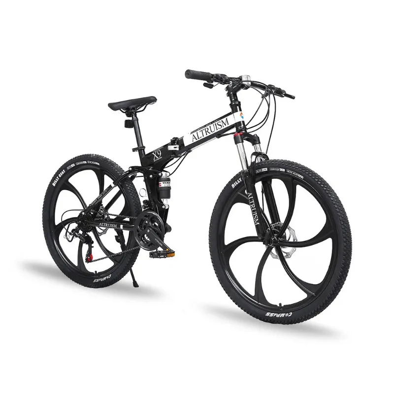 ALTRUISM X9 26" Mountain Bike – 21 Speed Shimano Full Suspension MTB with Dual Disc Brakes & Steel Frame for Adults
ALTRUISM X9 26" Mountain Bike – 21 Speed Shimano Full Suspension MTB with Dual Disc Brakes & Steel Frame for Adults