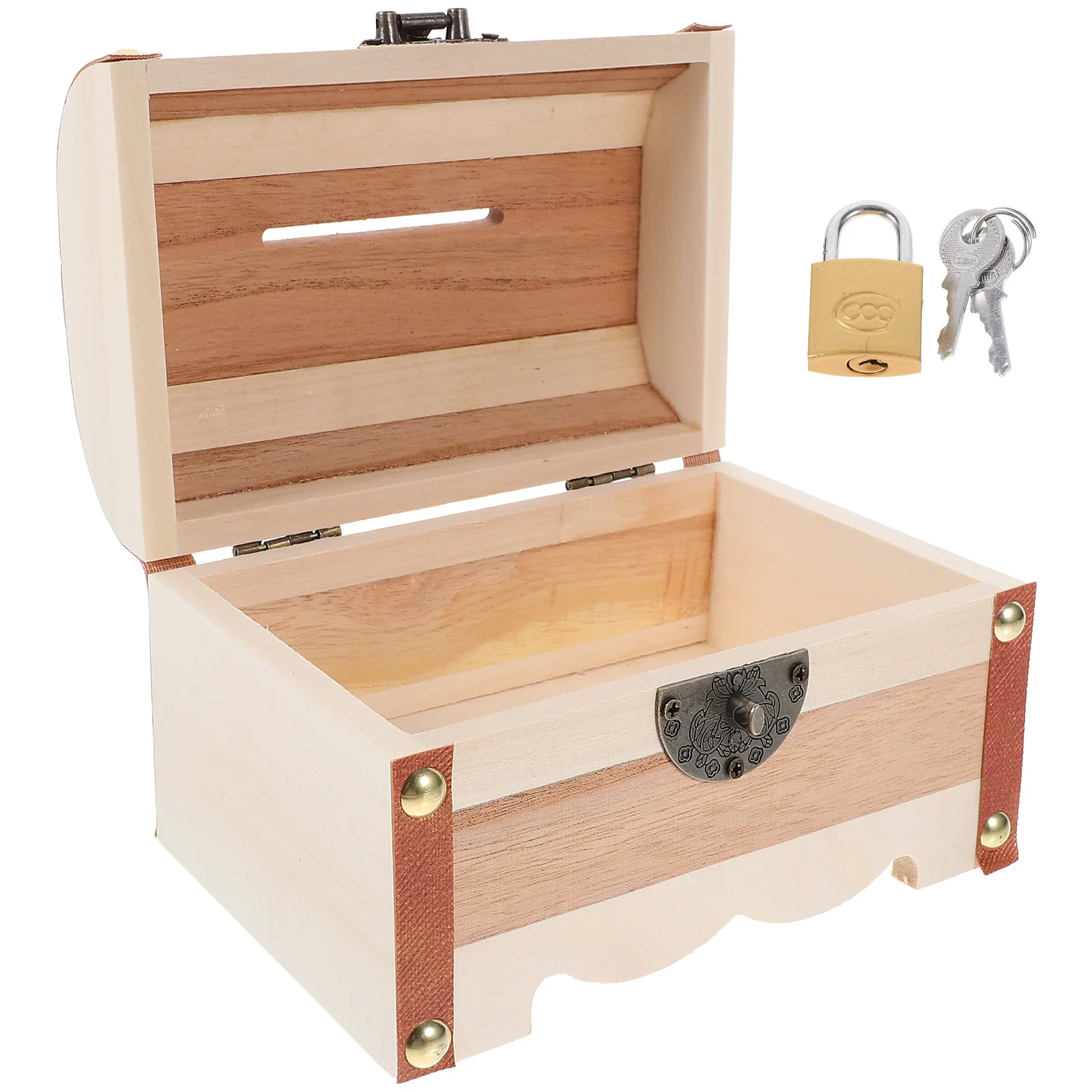 Vintage Wood Coin Bank Simple Design Money Saving Box for Teens Girls Decorative Wooden Treasure Box with Key Desktop Trinket
Vintage Wood Coin Bank Simple Design Money Saving Box for Teens Girls Decorative Wooden Treasure Box with Key Desktop Trinket