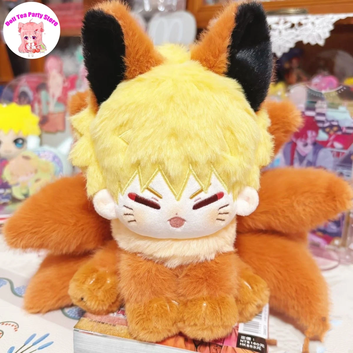 Nine Tailed Fox Doll Attributes Plush Doll With Tail Cartoon Monster Dress Up Stuffed Cotton Toy Anime Cosplay Pillow Plushie
Nine Tailed Fox Doll Attributes Plush Doll With Tail Cartoon Monster Dress Up Stuffed Cotton Toy Anime Cosplay Pillow Plushie
