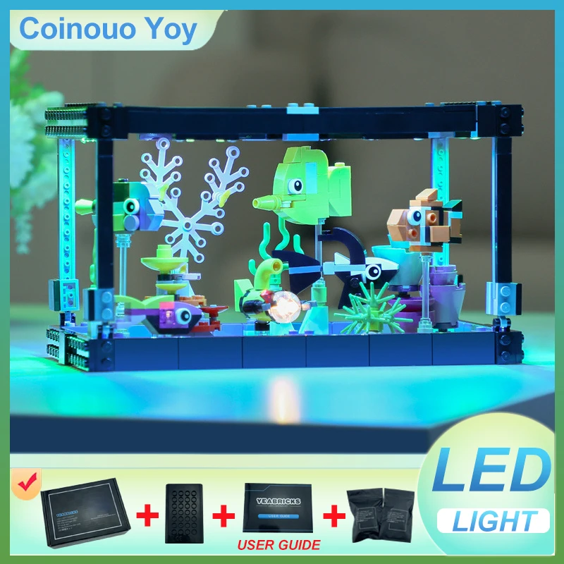 LIGHT For LEGO 31122 Fish Bowl Block DIY Toy (NO Blocks Model,Only LED Light) Light Set Kid Gift
LIGHT For LEGO 31122 Fish Bowl Block DIY Toy (NO Blocks Model,Only LED Light) Light Set Kid Gift