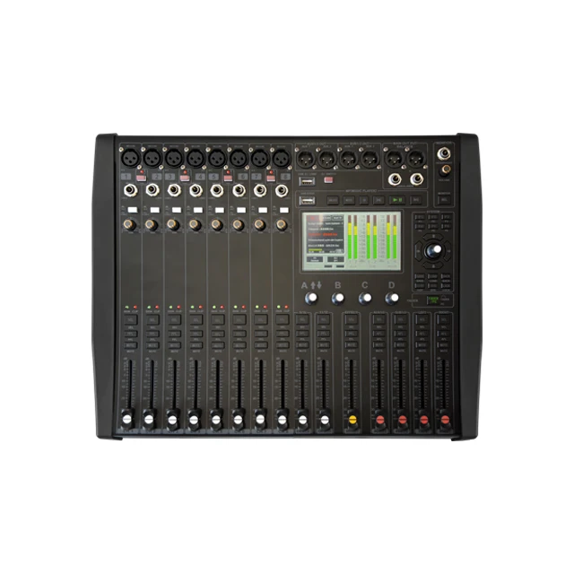 DMX212 8-channel USB Audio Mixer With Blueteeth Function 48V Fantasy Power Multi-function Mixer
DMX212 8-channel USB Audio Mixer With Blueteeth Function 48V Fantasy Power Multi-function Mixer