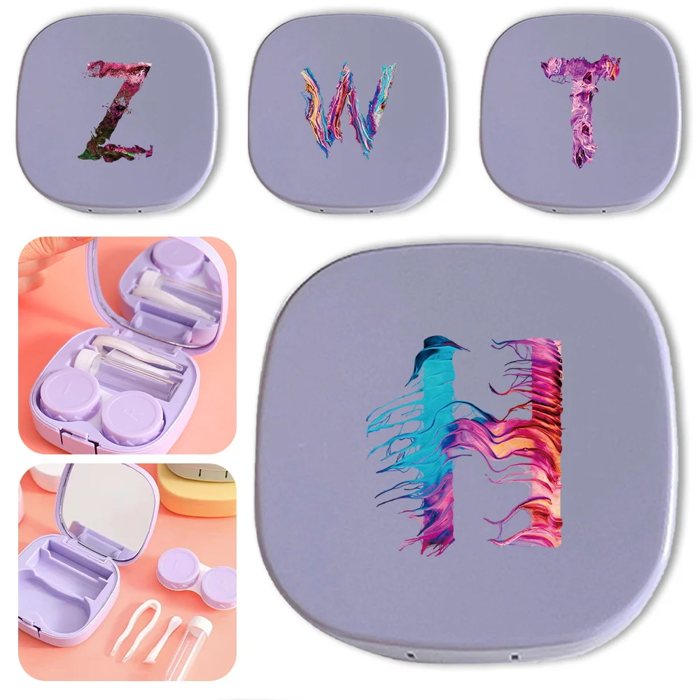 Portable Meitong Box Travel Contact Lens Case Glasses Case Pocket Organizer Daily Removal Tool Kit Holder Paint Letter Pattern
Portable Meitong Box Travel Contact Lens Case Glasses Case Pocket Organizer Daily Removal Tool Kit Holder Paint Letter Pattern