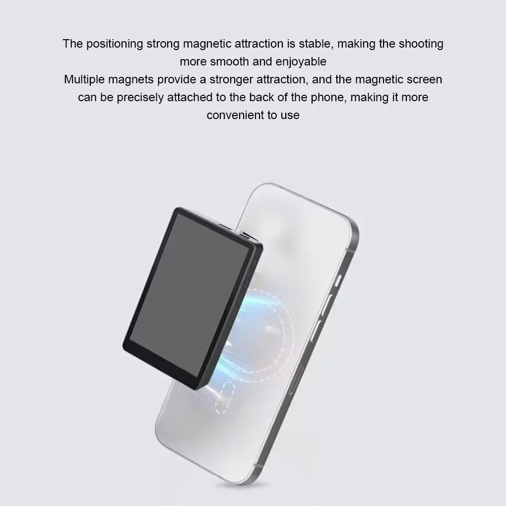 Smartphone Rear Magnetic Selfie Display Screen For Iphone Android for Vlog Selfie Live Wireless Remote Control Screen Projector
Smartphone Rear Magnetic Selfie Display Screen For Iphone Android for Vlog Selfie Live Wireless Remote Control Screen Projector