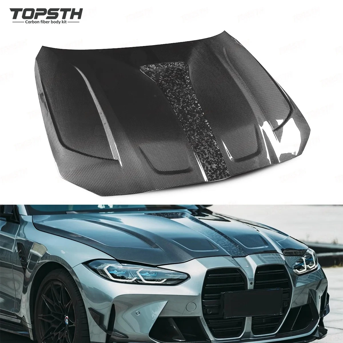 Сухой капот из углеродного волокна для BMW G80 M3 G82 M4 2020-2024 PT, легкая крышка капота двигателя, внешнее обновление
Сухой капот из углеродного волокна для BMW G80 M3 G82 M4 2020-2024 PT, легкая крышка капота двигателя, внешнее обновление