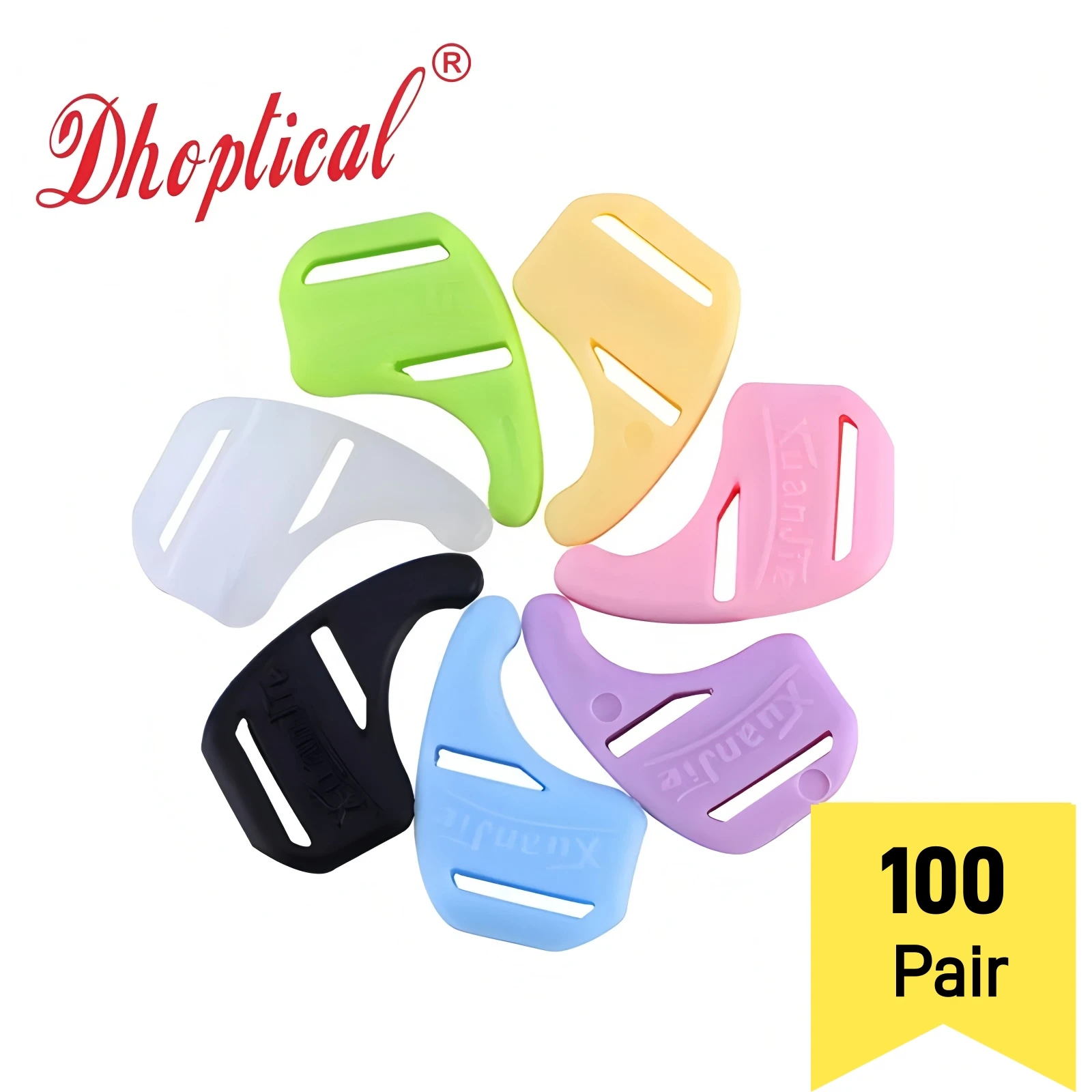 100 Pair Eyewear Non-Slip Ear Hook Eyeglasses Ear Grips For Adult and Child By Dhoptical
100 Pair Eyewear Non-Slip Ear Hook Eyeglasses Ear Grips For Adult and Child By Dhoptical