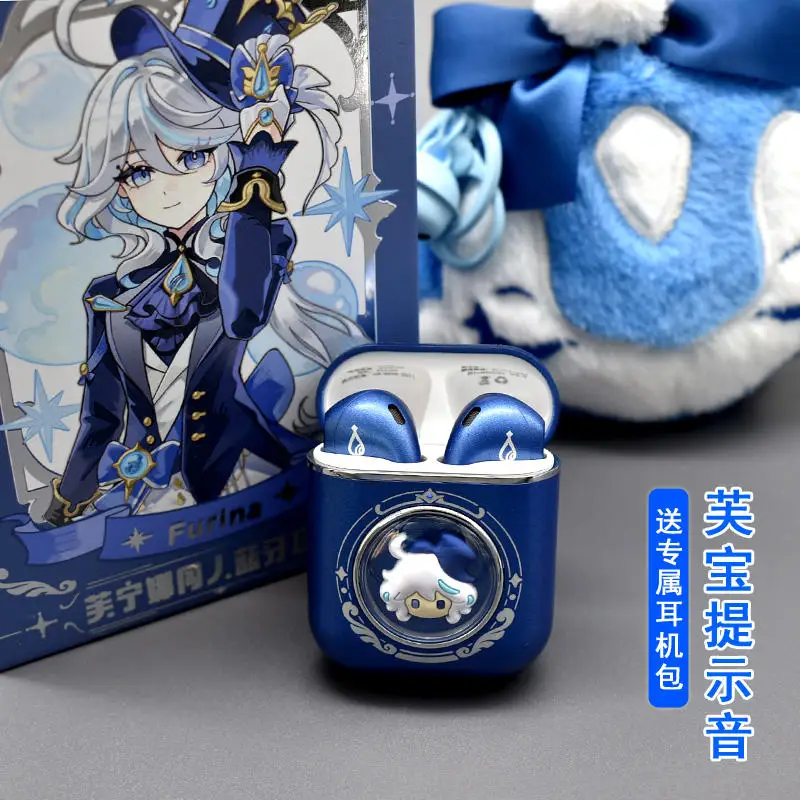 Anime Genshin Impact Furina Cospaly Wireless Earbuds Game Focalors Noise Reduction Bluetooth Earphones 5.3 HD For Android Gifts
Anime Genshin Impact Furina Cospaly Wireless Earbuds Game Focalors Noise Reduction Bluetooth Earphones 5.3 HD For Android Gifts