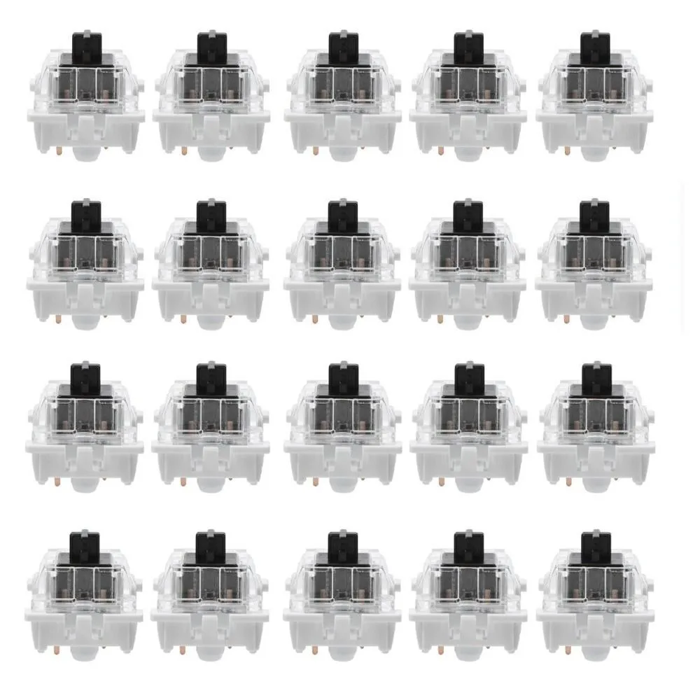 20PCS Practical Black Switch Keyboard Switches 3 Pin Linear Switch Switch Replacement Mechanical Keyboard Switch Switch Upgrade
20PCS Practical Black Switch Keyboard Switches 3 Pin Linear Switch Switch Replacement Mechanical Keyboard Switch Switch Upgrade