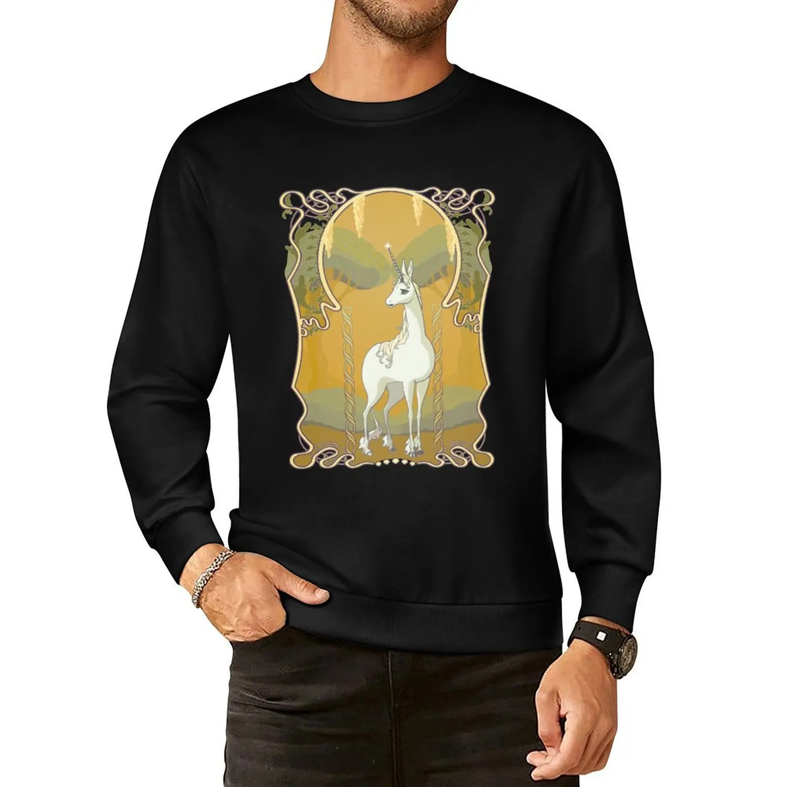 Пуловер с капюшоном The Last Unicorn Art Nouveau, осенняя одежда, уличная мужская толстовка с капюшоном
Пуловер с капюшоном The Last Unicorn Art Nouveau, осенняя одежда, уличная мужская толстовка с капюшоном