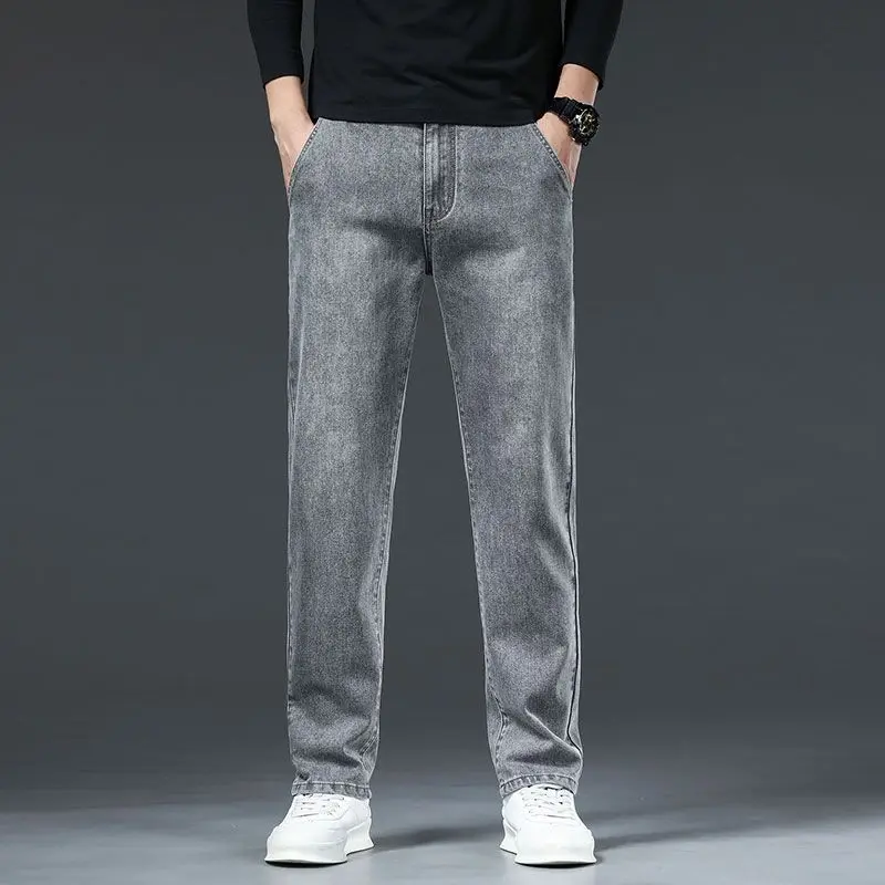 2026 Spring and Autumn New Classic Fashion Solid Color Elastic Small Legs Men's Casual Slim Comfortable Breathable Jeans Trendy
2026 Spring and Autumn New Classic Fashion Solid Color Elastic Small Legs Men's Casual Slim Comfortable Breathable Jeans Trendy