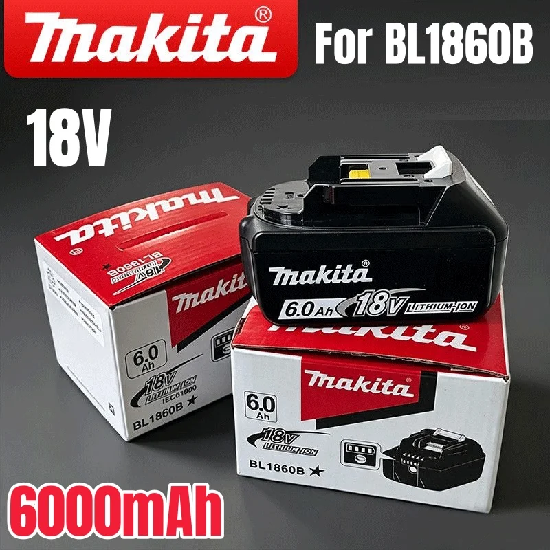 6AH makita BL1860 18V Battery Power Tools Li-ion Replacement LXT BL1850 BL1840 for 18V Screwdriver with BMS 18V
6AH makita BL1860 18V Battery Power Tools Li-ion Replacement LXT BL1850 BL1840 for 18V Screwdriver with BMS 18V
