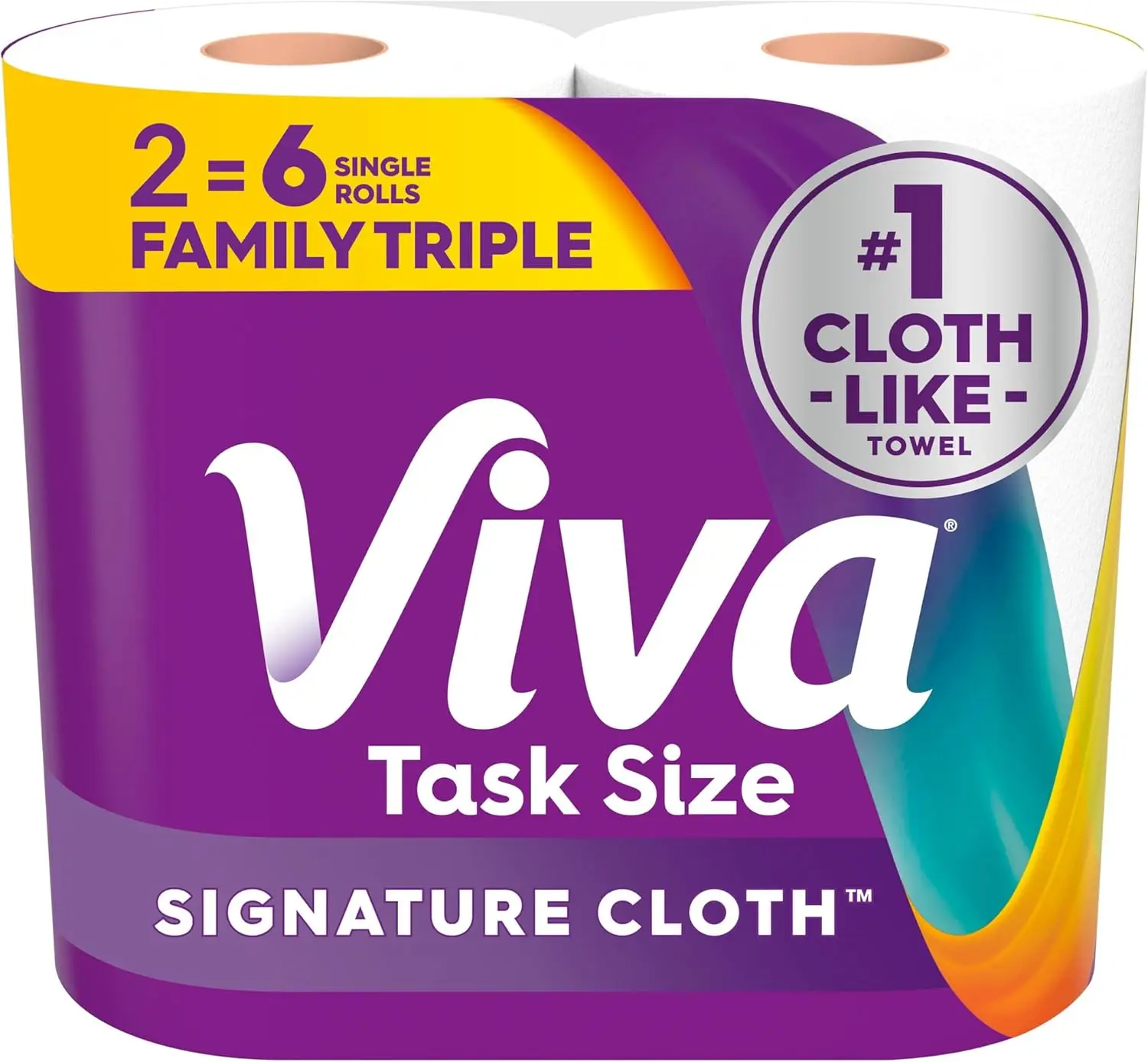 Signature Cloth Paper Towels, Task Size, 2 Family Triple Rolls, 141 Sheets per Roll (Packaging May Vary)
Signature Cloth Paper Towels, Task Size, 2 Family Triple Rolls, 141 Sheets per Roll (Packaging May Vary)