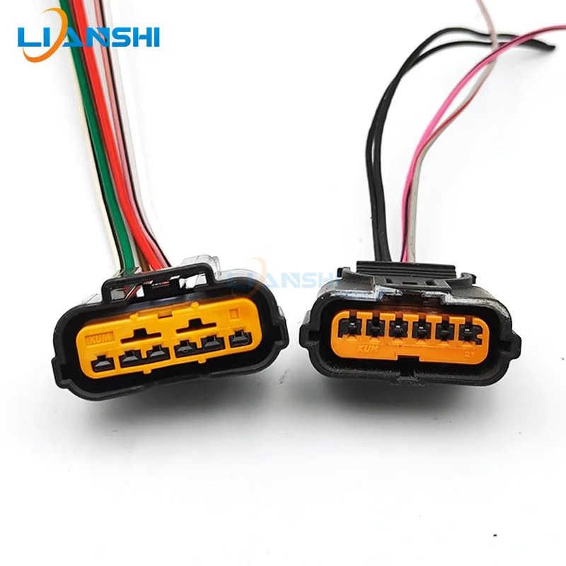 Suitable for Hyundai Sonata Tucson Kia K3 K5 Smart Car reversing radar harness plug 6P connector
Suitable for Hyundai Sonata Tucson Kia K3 K5 Smart Car reversing radar harness plug 6P connector