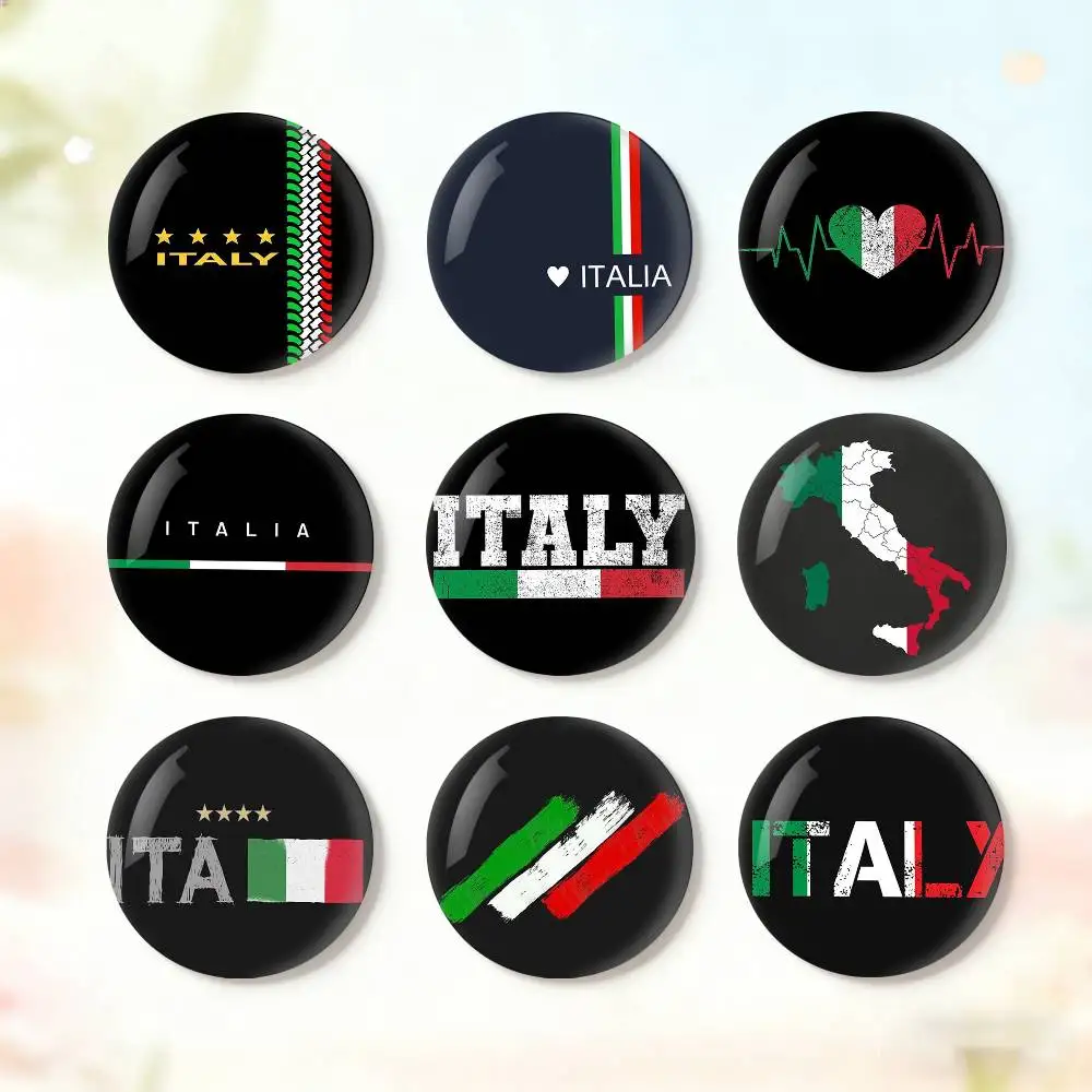 I-Italy Flag Badge fragmentation laser Game Figure Soft Button Pins Handmade Cartoon Round Brooch Bag
I-Italy Flag Badge fragmentation laser Game Figure Soft Button Pins Handmade Cartoon Round Brooch Bag