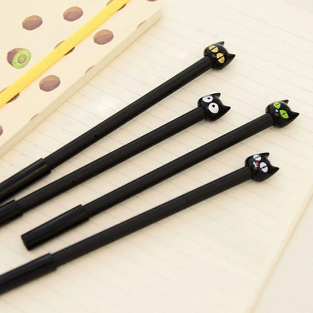 4Pcs Cat Gel Pens 0.5mm Fine Tip Black Ink Random Color Smooth Flow Kawaii Design Perfect for Students Gifts Cat Pens
4Pcs Cat Gel Pens 0.5mm Fine Tip Black Ink Random Color Smooth Flow Kawaii Design Perfect for Students Gifts Cat Pens