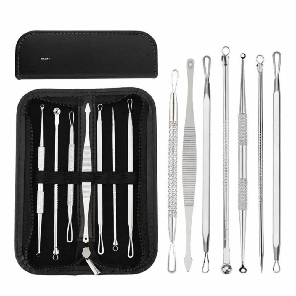 Stainless Steel Blackhead Remover Tool Silver Vacuum Technology Pore Cleanser Black Spots Needles Blemish Removal
Stainless Steel Blackhead Remover Tool Silver Vacuum Technology Pore Cleanser Black Spots Needles Blemish Removal