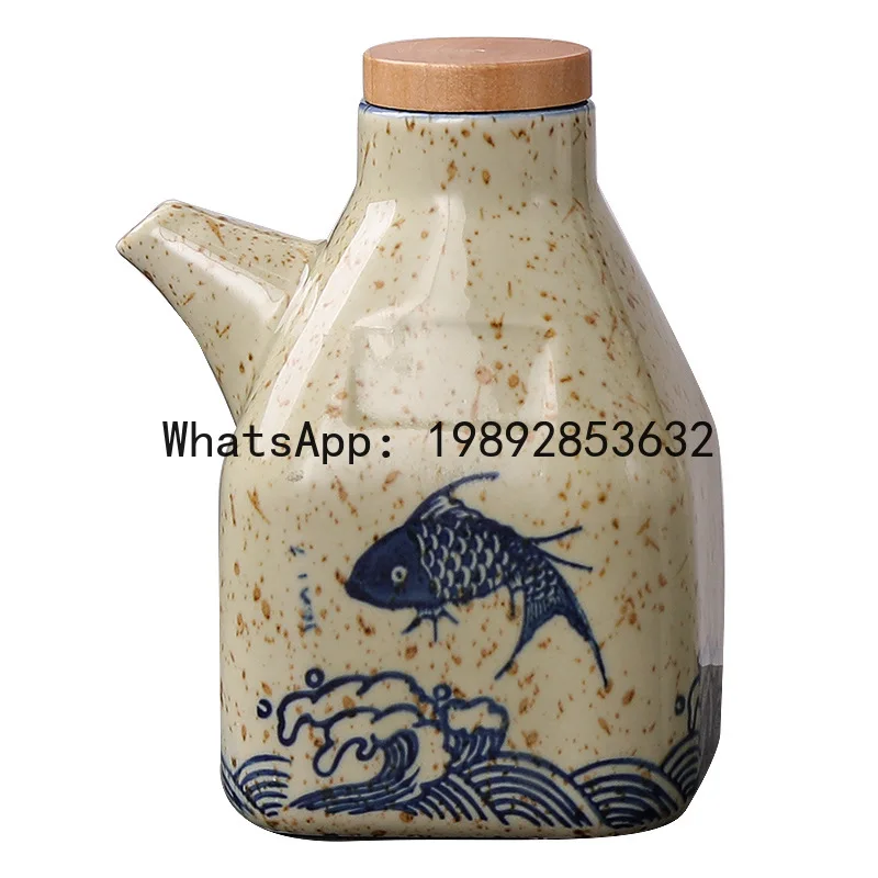 Ceramic oil pot noodle shop seasoning kitchen dipping pot soy sauce bottle chili vinegar bottle wine bottle foam box
Ceramic oil pot noodle shop seasoning kitchen dipping pot soy sauce bottle chili vinegar bottle wine bottle foam box